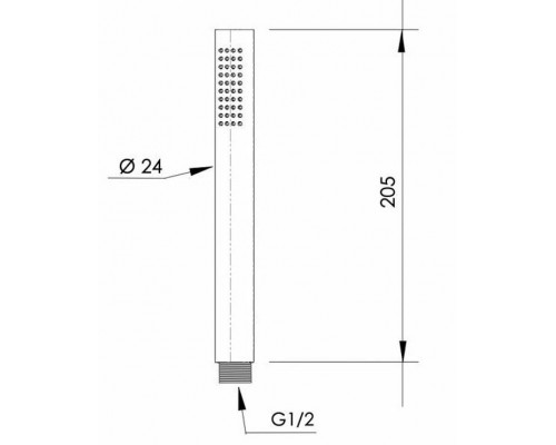 Ручной душ Remer 317MDX