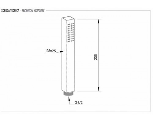 Ручной душ Remer 317SDX