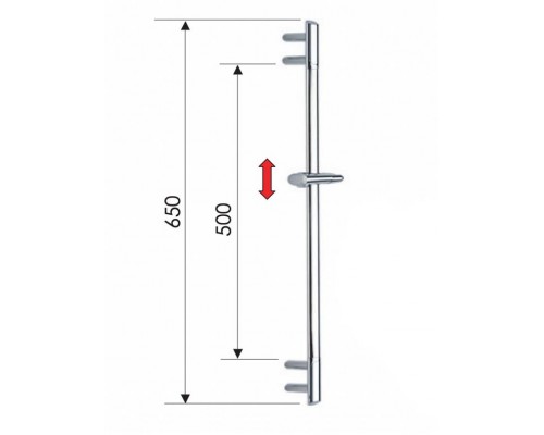 Душевая стойка 65 см Remer 317V