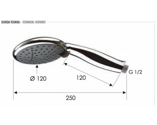 Ручной душ Remer 318CAX