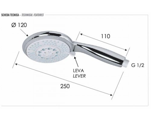 Ручной душ Remer 318F5X