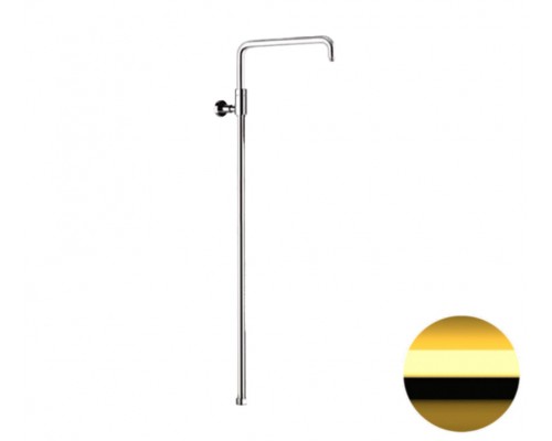 Душевая колонна телескопическая Remer 330A7DCESDEVDO, золото глянцевое