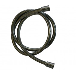 Шланг для душа ПВХ 150 см Remer 332CN2G150CFP, черный брашированный хром