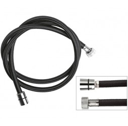 Шланг для душа ПВХ 150 см Remer 332CNNY150, черный