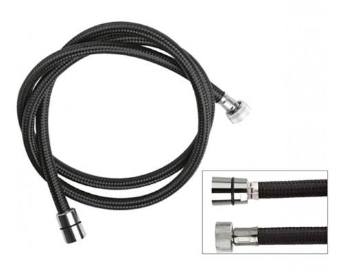 Шланг для душа ПВХ 150 см Remer 332CNNY150, черный