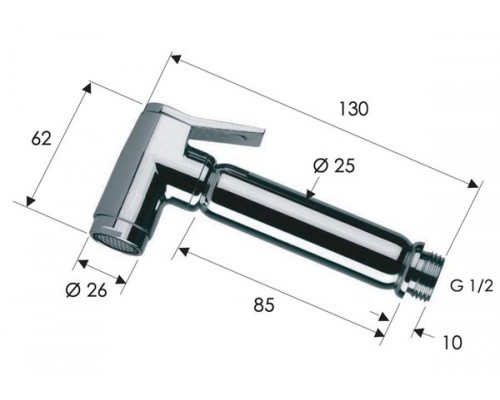 Лейка Remer 332OLADOX, золото глянцевое