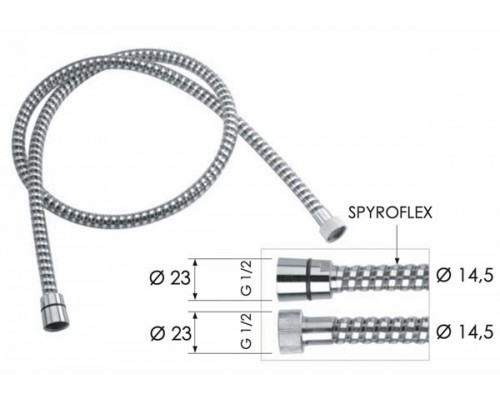 Шланг для душа ПВХ 150 см Remer 334CNNC150