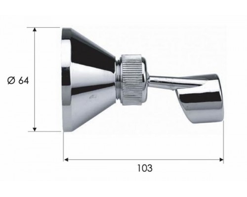 Держатель ручного душа Remer 335P
