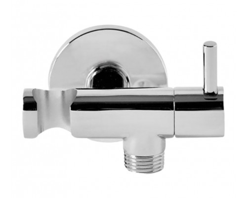 Держатель ручного душа с подключением и запорным вентелем Remer 336L