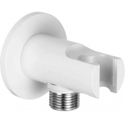 Держатель ручного душа с подключением Remer 337MBO, белый матовый