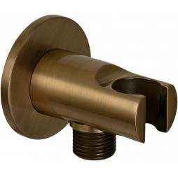 Держатель ручного душа с подключением Remer 337MVO, бронза