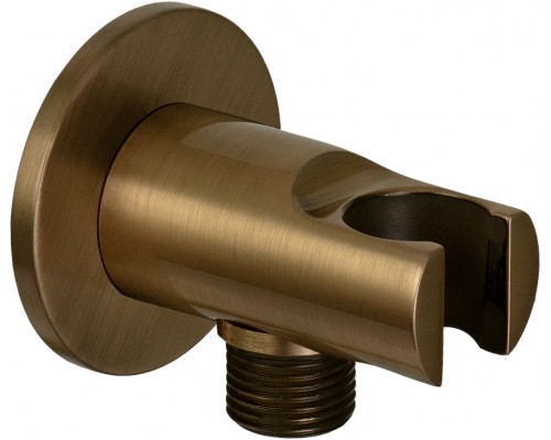 Держатель ручного душа с подключением Remer 337MVO, бронза