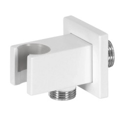 Держатель ручного душа с подключением Remer 337QBO, белый матовый