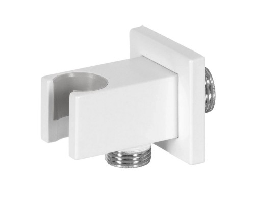 Держатель ручного душа с подключением Remer 337QBO, белый матовый