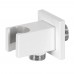 Держатель ручного душа с подключением Remer 337QBO, белый матовый