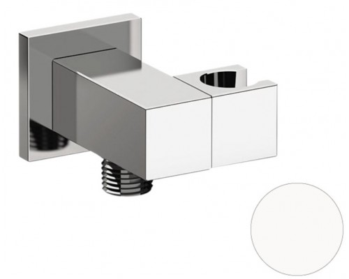 Держатель ручного душа с подключением Remer 337SBO, белый матовый