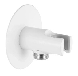 Держатель ручного душа с подключением Remer 337XBO, белый матовый