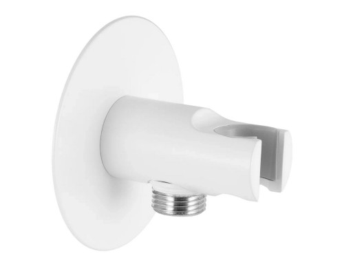 Держатель ручного душа с подключением Remer 337XBO, белый матовый
