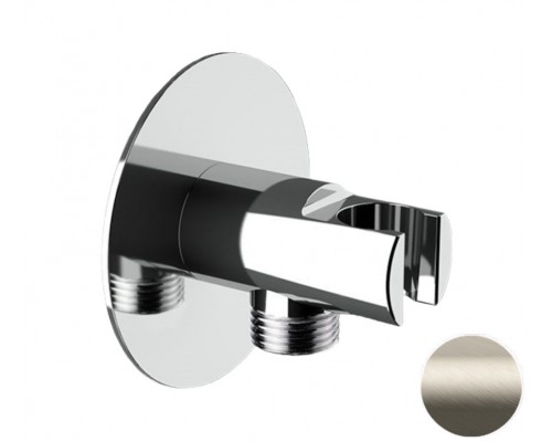 Держатель ручного душа с подключением Remer 337XXV, сталь