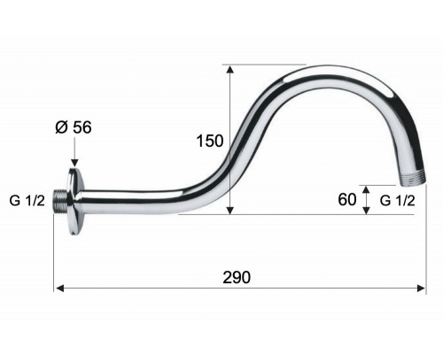 Кронштейн 29 см Remer 342S