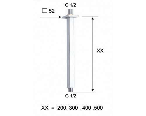 Кронштейн потолочный 10 см Remer 347S10