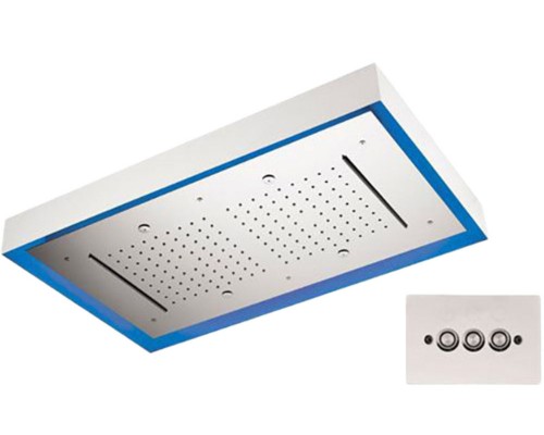 Верхний душ потолочный с подсветкой Remer 357LR7747N2C