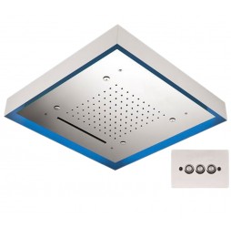 Верхний душ потолочный с подсветкой 57 см Remer 357LS57NC