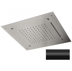 Верхний душ потолочный 50 см Remer 357SFS50NCNO, черный матовый