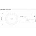Верхний душ с шарнирным соединением 20 см Remer 357UFM20BOX, белый матовый