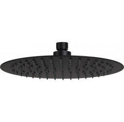 Верхний душ с шарнирным соединением 30 см Remer 357UFM30NOX, черный матовый