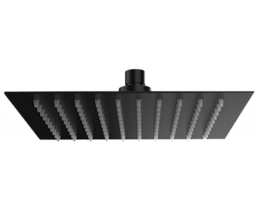 Верхний душ с шарнирным соединением 30 см Remer 357UFS30NOX, черный матовый