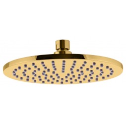Верхний душ с шарнирным соединением 20 см Remer 359MM20DOX, золото глянцевое