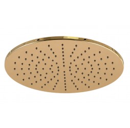 Верхний душ с шарнирным соединением 30 см Remer 359MM30DOX, золото глянцевое