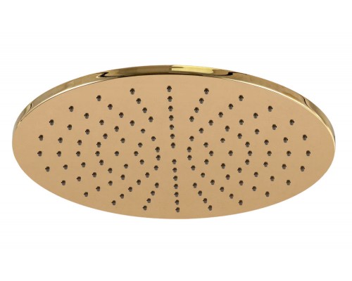 Верхний душ с шарнирным соединением 30 см Remer 359MM30DOX, золото глянцевое