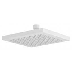 Верхний душ с шарнирным соединением 20 см Remer 359SSBOX, белый матовый