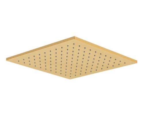 Верхний душ с шарнирным соединением 30 см Remer 359SSLBGX, золото брашированное