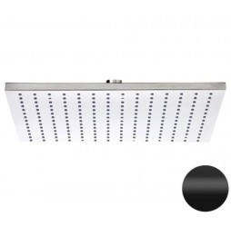 Верхний душ с шарнирным соединением 30 см Remer 359SSLNOX, черный матовый