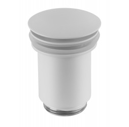 Донный клапан без перелива 1”1/4 Remer 904CC114BO, белый матовый