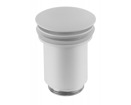 Донный клапан без перелива 1”1/4 Remer 904CC114BO, белый матовый