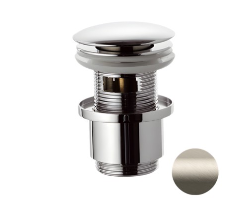 Донный клапан с переливом 1”1/4 Remer 905CC2114XV, сталь