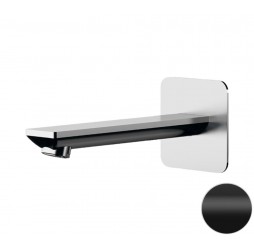 Излив настенный 18 см Remer Energy 91EYNO, черный матовый