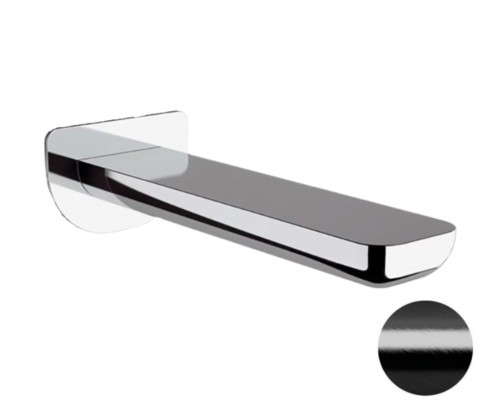 Излив настенный 18 см Remer Infinity 91ICFP, черный брашированный хром