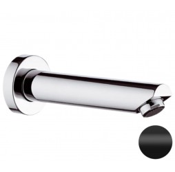 Излив настенный 18 см Remer 91MNO, черный матовый