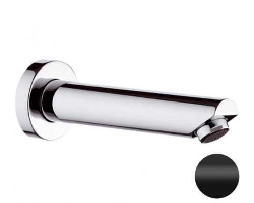 Излив настенный 18 см Remer 91MNO, черный матовый