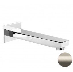 Излив настенный 18 см Remer Qubika 91QXV, сталь