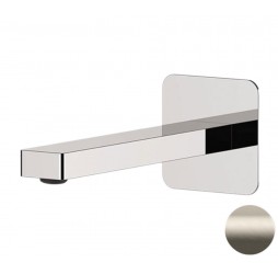 Излив настенный 19 см Remer Slash 91SLXV, сталь