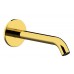 Излив настенный 16 см Remer X Style 91XDO, золото глянцевое