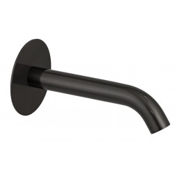 Излив настенный 16 см Remer X Style 91XF90CFP, черный брашированный хром