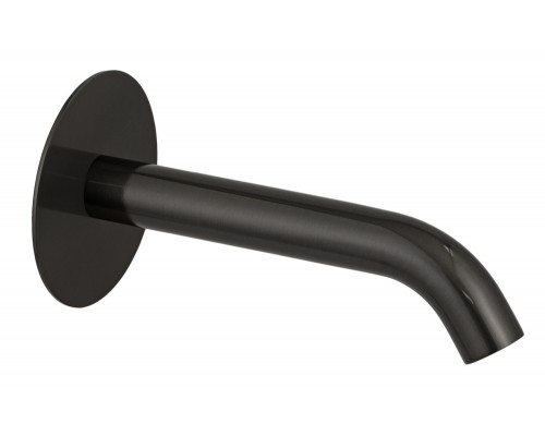 Излив настенный 16 см Remer X Style 91XF90CFP, черный брашированный хром