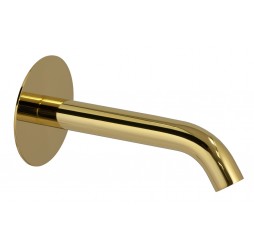 Излив настенный 16 см Remer X Style 91XF90DO, золото глянцевое